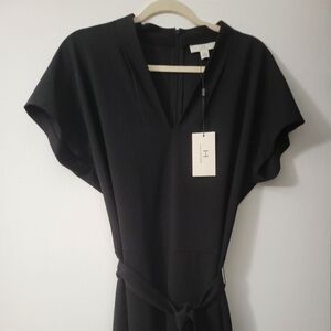 H Halston Black Jumpsuit NWT